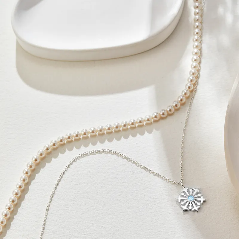 DAISY BEAUTY S925 Silver Necklaces Women's-5
