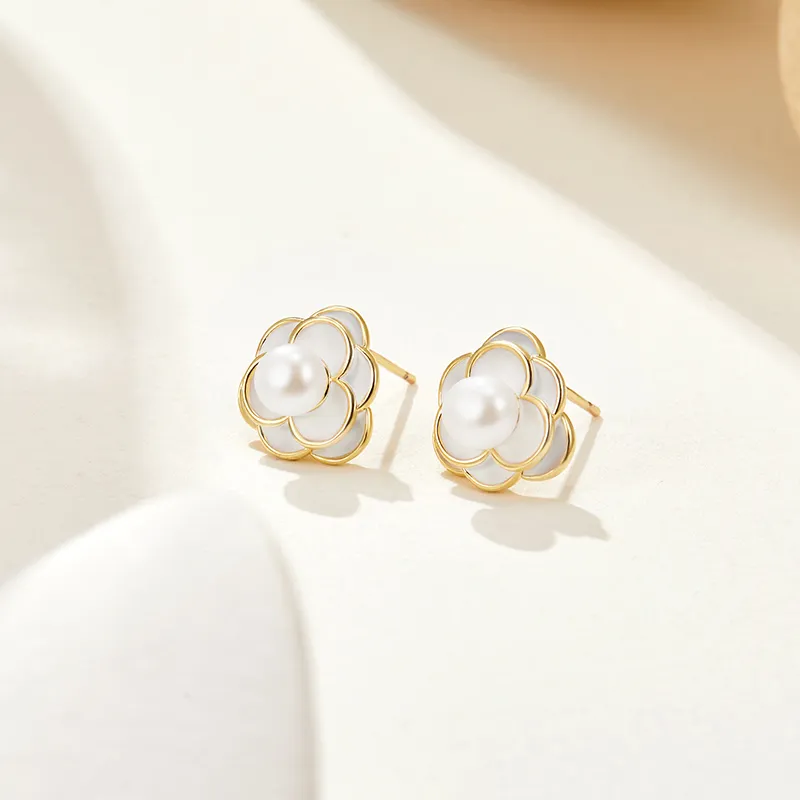 DAISY BEAUTY Copper Stud Earrings Women's-2