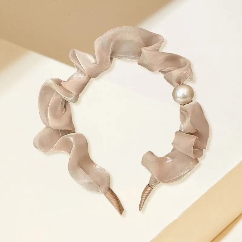 DAISY BEAUTY Silk Chiffon Headbands Women's-2