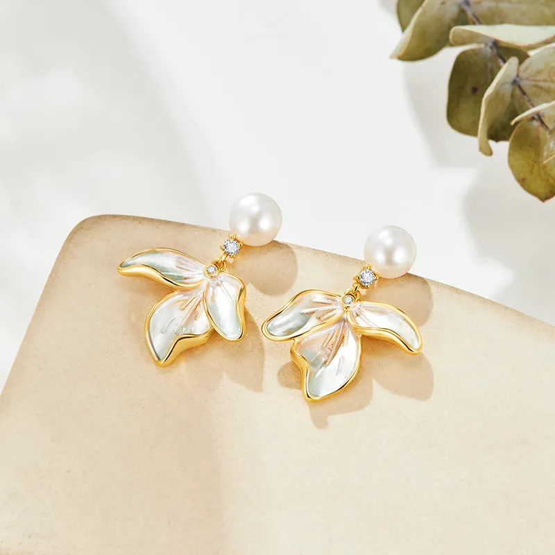 DAISY BEAUTY Pearl Earrings Women's-2