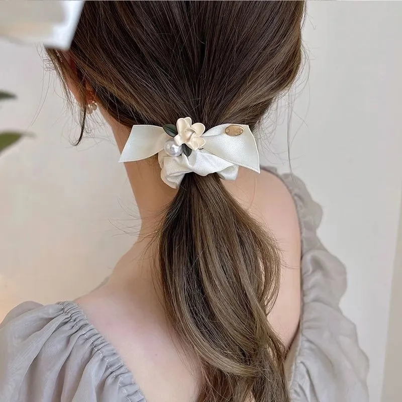 DAISY BEAUTY Silk Yarn Hair Tie Women's-47