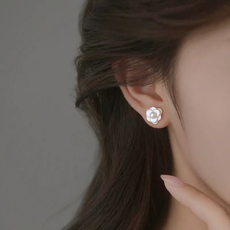 DAISY BEAUTY Copper Stud Earrings Women's-4