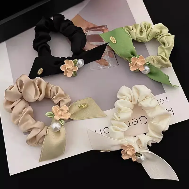 DAISY BEAUTY Silk Yarn Hair Tie Women's-3