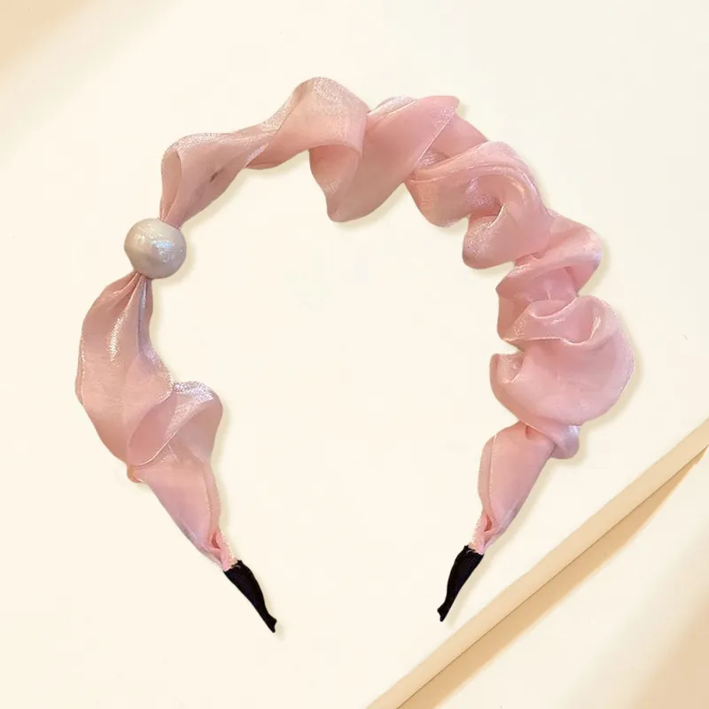 DAISY BEAUTY Silk Chiffon Headbands Women's-5