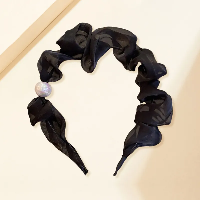 DAISY BEAUTY Silk Chiffon Headbands Women's-15