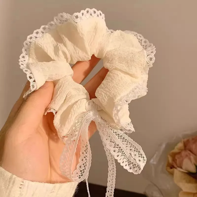 DAISY BEAUTY Silk Chiffon Hair Tie Women's-11