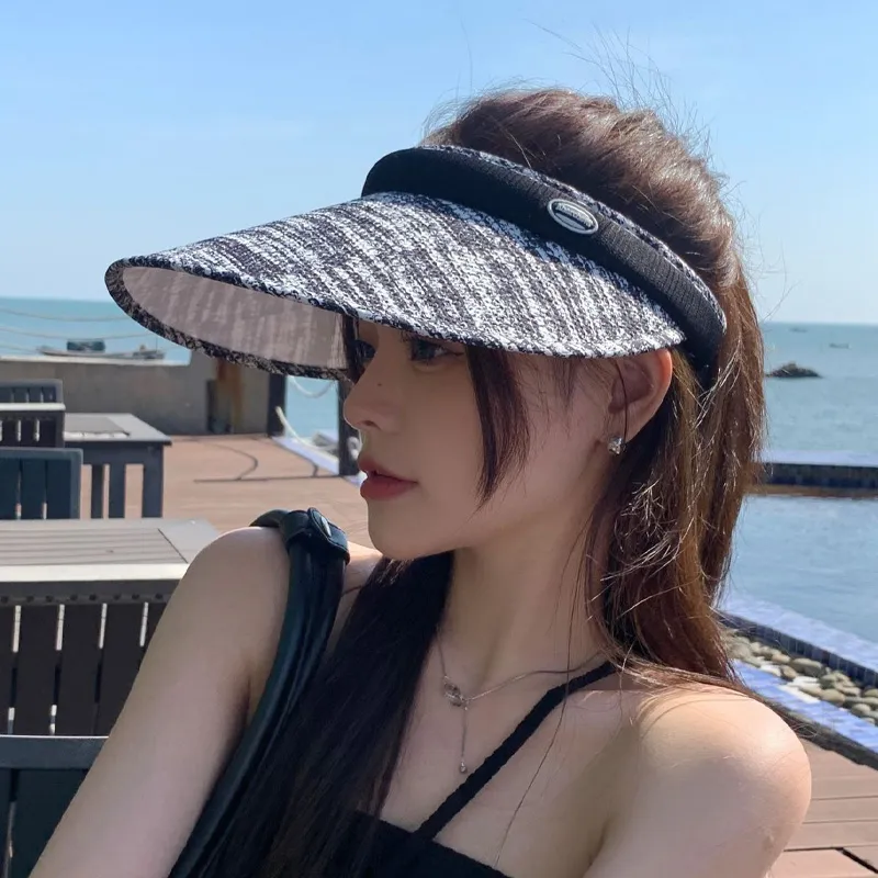 DAISY BEAUTY Polyester Sun Protection Hats Women's-5