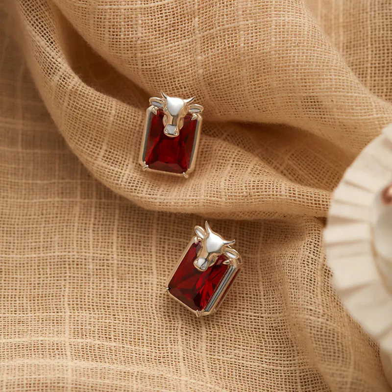 DAISY BEAUTY S925 Silver Stud Earrings Women's-10