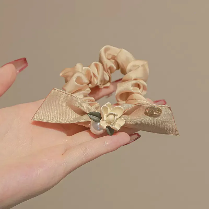 DAISY BEAUTY Silk Yarn Hair Tie Women's-12