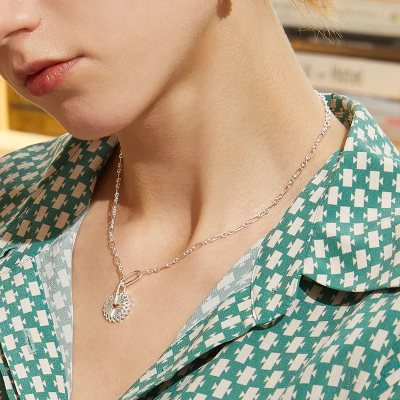 DAISY BEAUTY S925 Silver Necklaces Women's-1