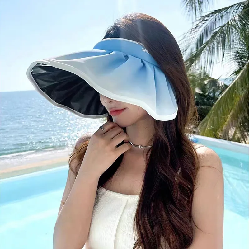 DAISY BEAUTY Polyester Sun Protection Hats Women's-10