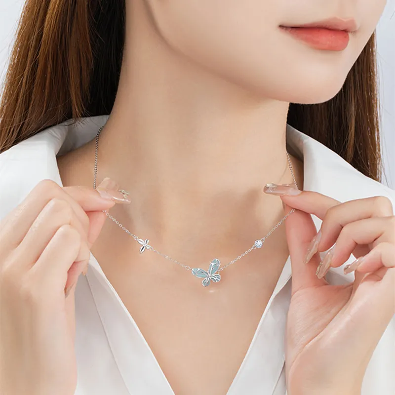 DAISY BEAUTY S925 Silver Necklaces Women's-10