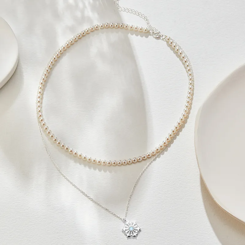DAISY BEAUTY S925 Silver Necklaces Women's-3