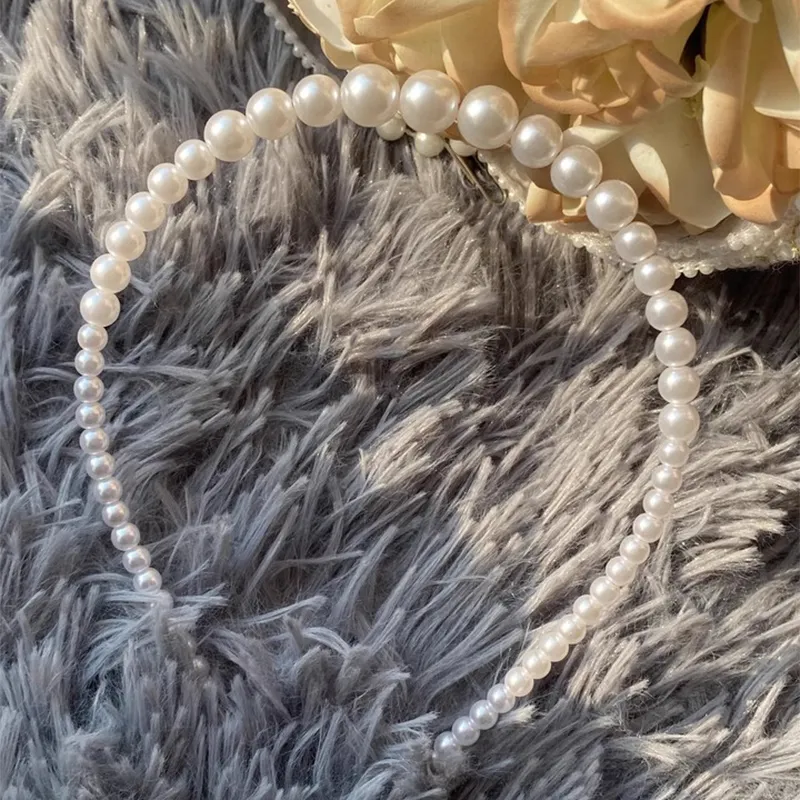 DAISY BEAUTY Faux Pearl Headbands Women's-2