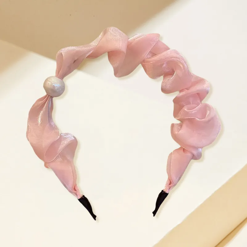 DAISY BEAUTY Silk Chiffon Headbands Women's-6