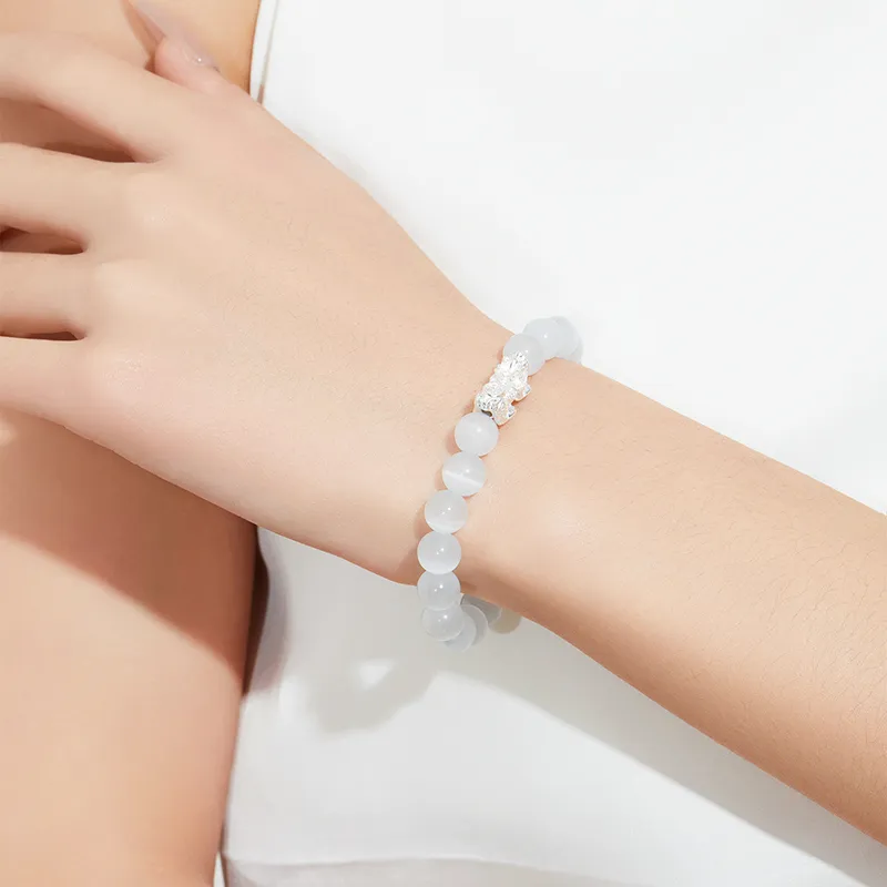 DAISY BEAUTY Glass Cat Eye Bracelets Women's-5