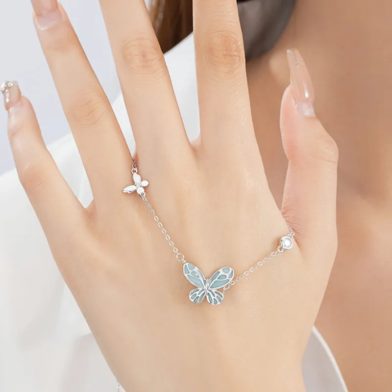 DAISY BEAUTY S925 Silver Necklaces Women's-11