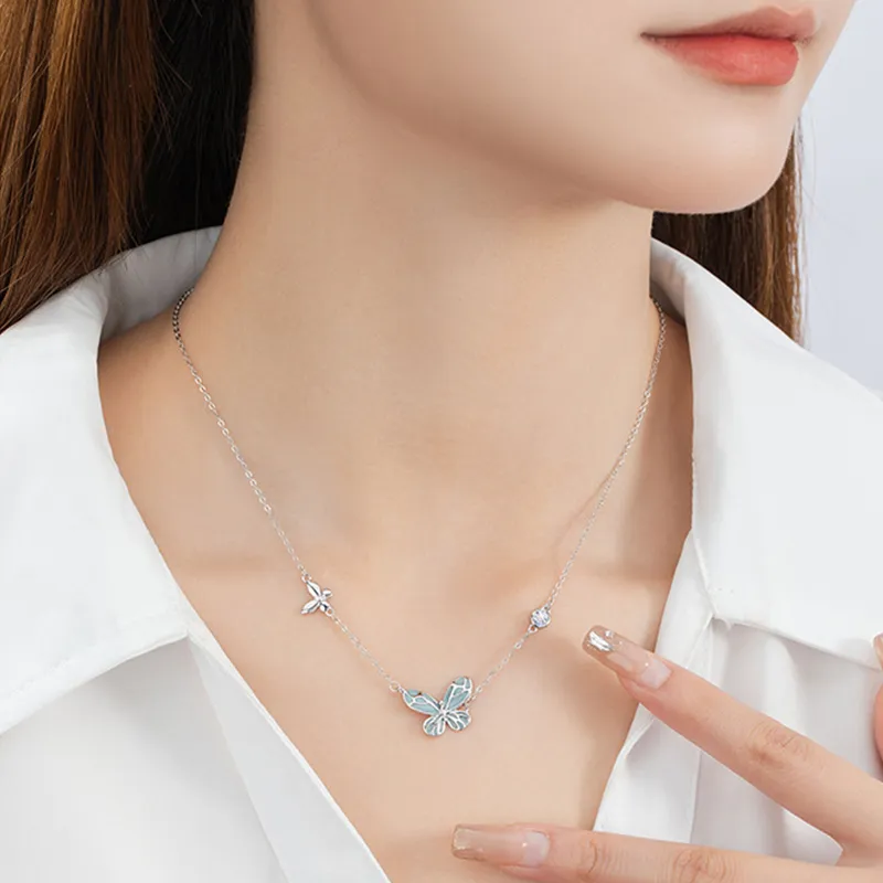 DAISY BEAUTY S925 Silver Necklaces Women's-9