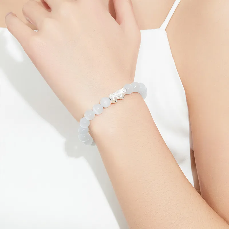DAISY BEAUTY Glass Cat Eye Bracelets Women's-20