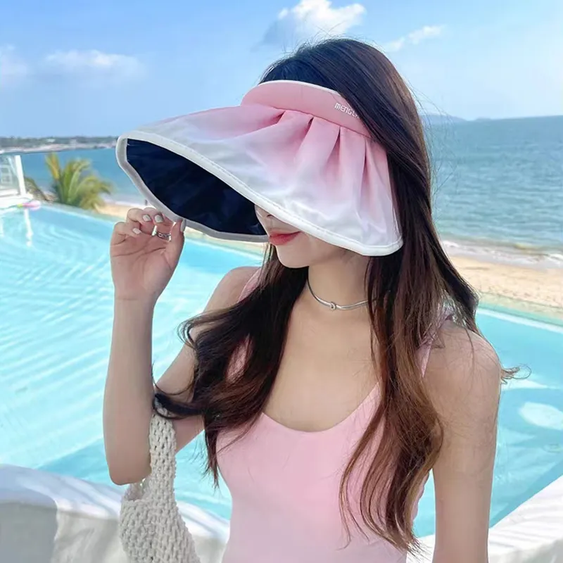 DAISY BEAUTY Polyester Sun Protection Hats Women's-2
