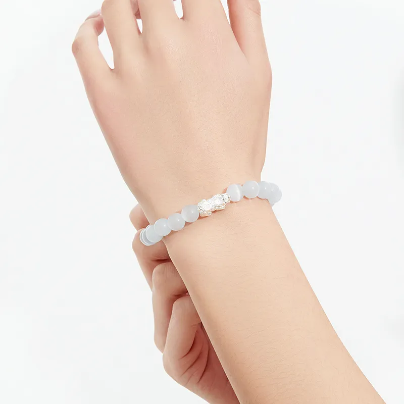 DAISY BEAUTY Glass Cat Eye Bracelets Women's-6