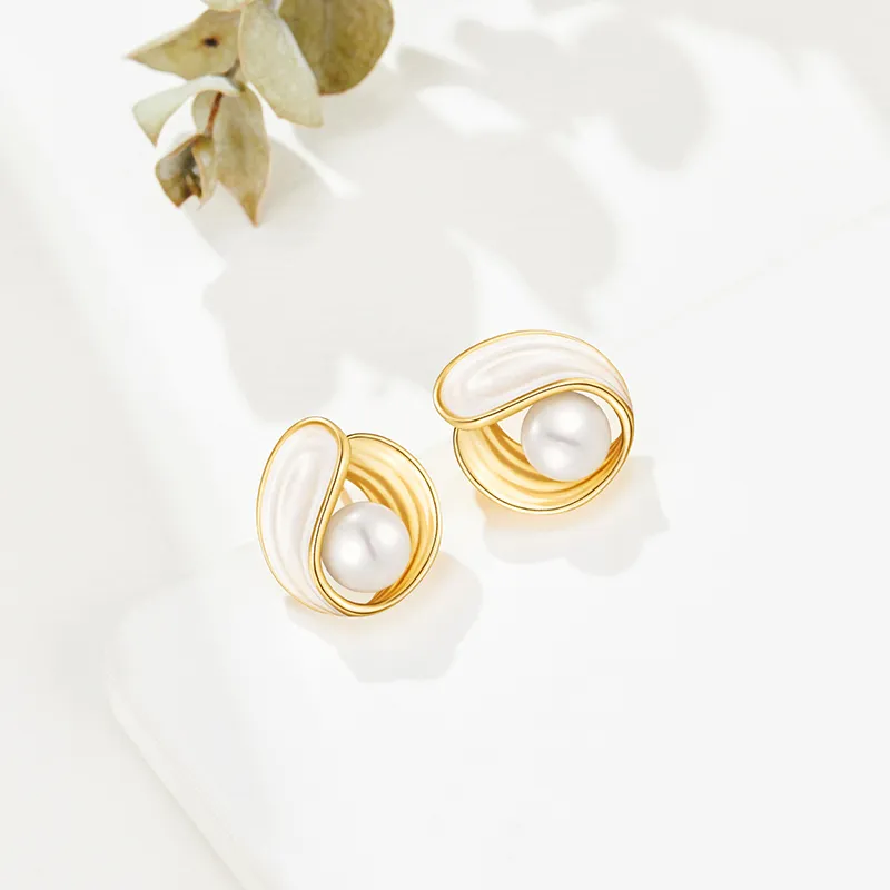DAISY BEAUTY S925 Sterling Silver Stud Earrings Women's-3