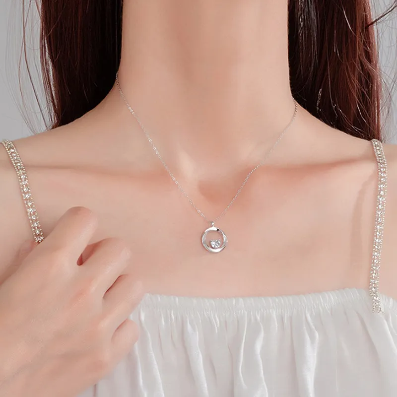 DAISY BEAUTY S999 Fine Silver Necklaces Women's-5