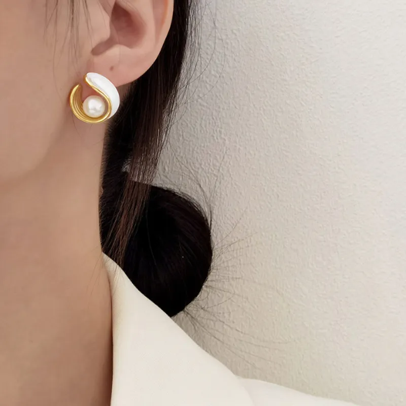 DAISY BEAUTY S925 Sterling Silver Stud Earrings Women's-6