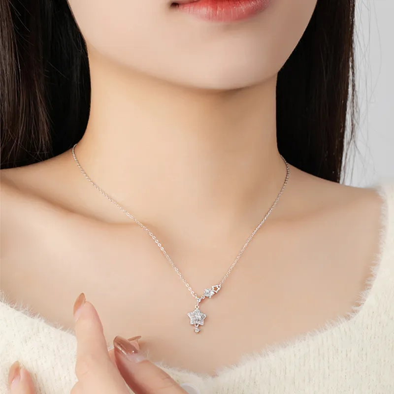 DAISY BEAUTY S925 Silver Necklaces Women's-6