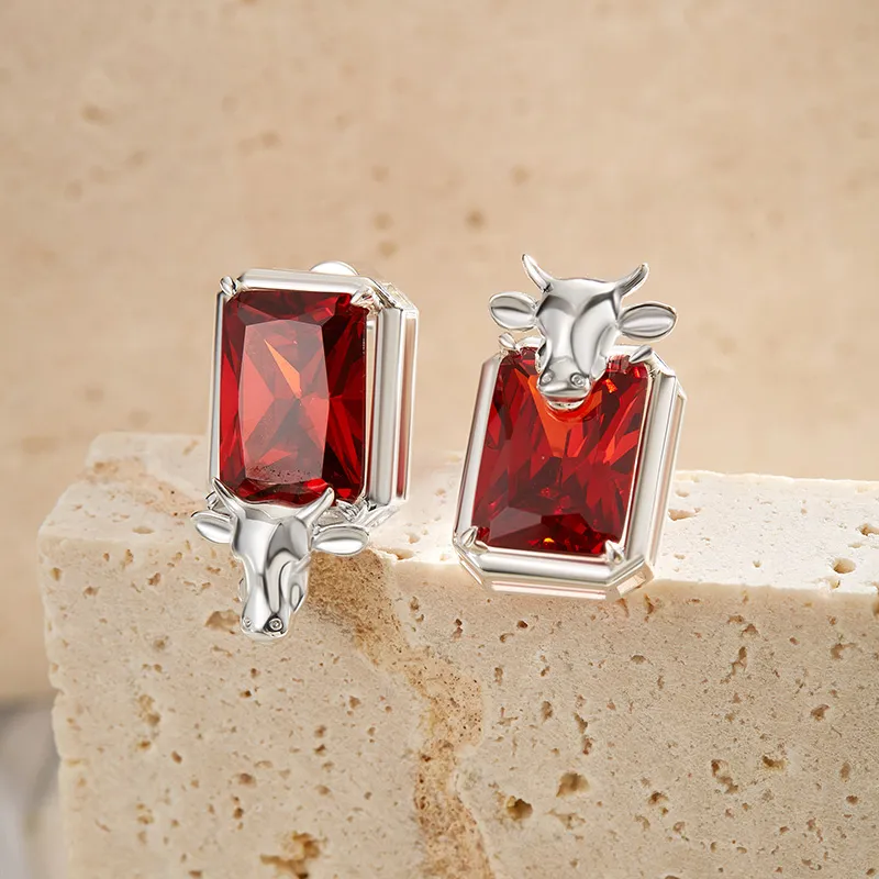 DAISY BEAUTY S925 Silver Stud Earrings Women's-3