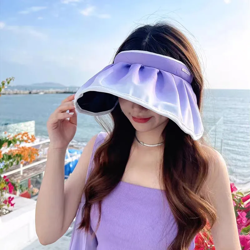 DAISY BEAUTY Polyester Sun Protection Hats Women's-13