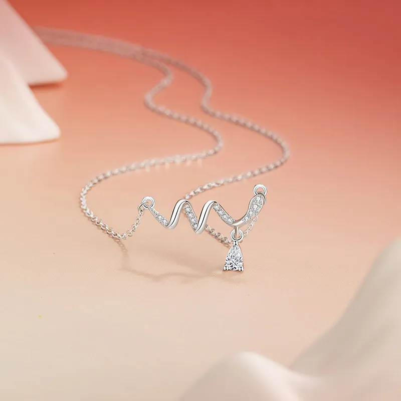 DAISY BEAUTY S925 Silver Necklaces Women's-2