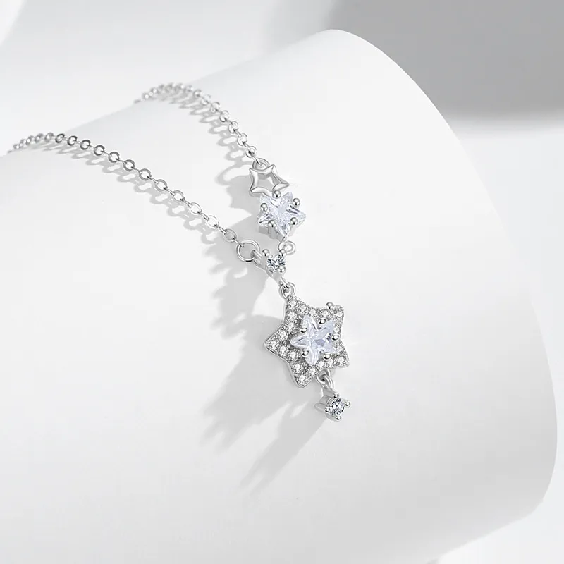 DAISY BEAUTY S925 Silver Necklaces Women's-1