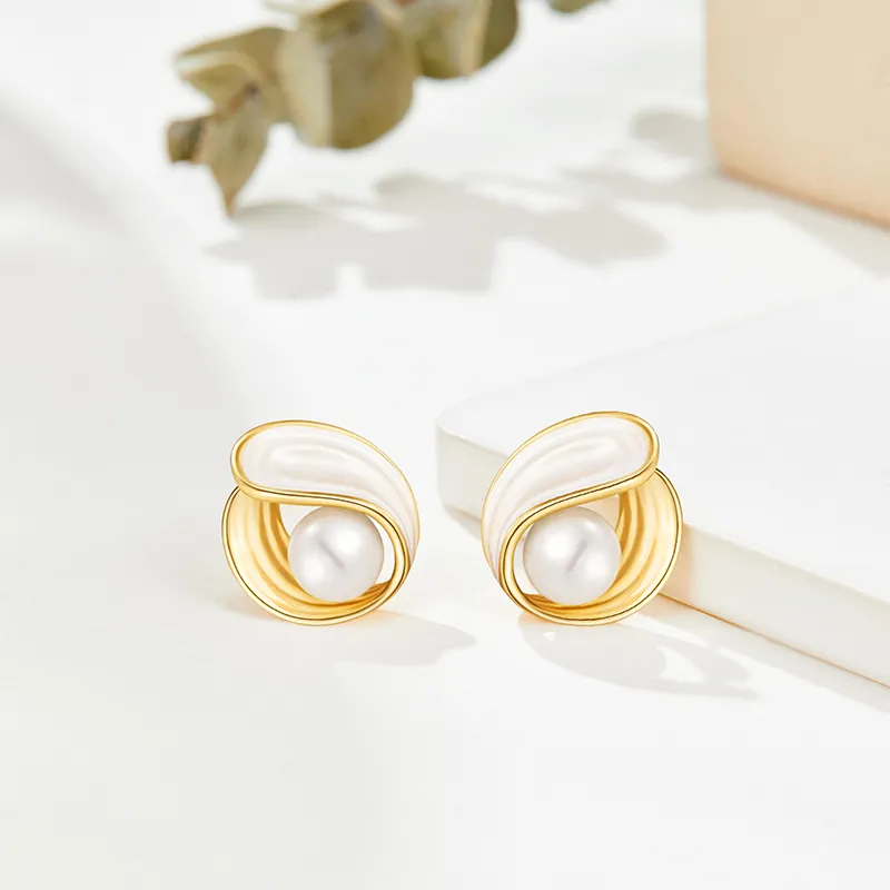 DAISY BEAUTY S925 Sterling Silver Stud Earrings Women's-4