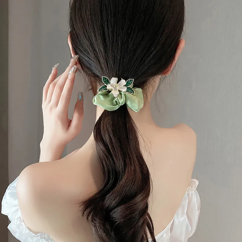 DAISY BEAUTY Silk Chiffon Hair Tie Women's-3