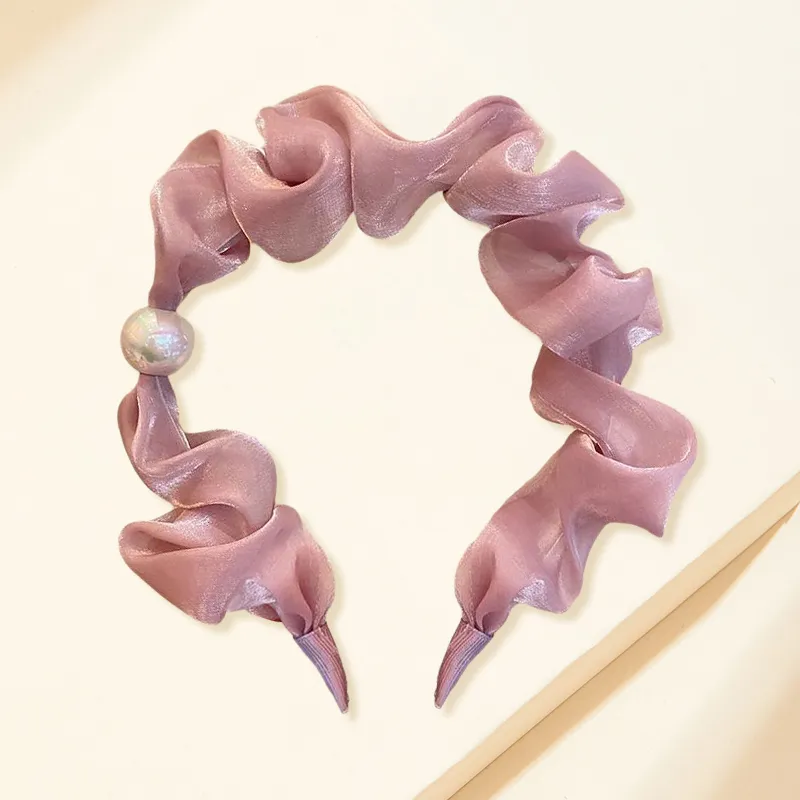 DAISY BEAUTY Silk Chiffon Headbands Women's-9