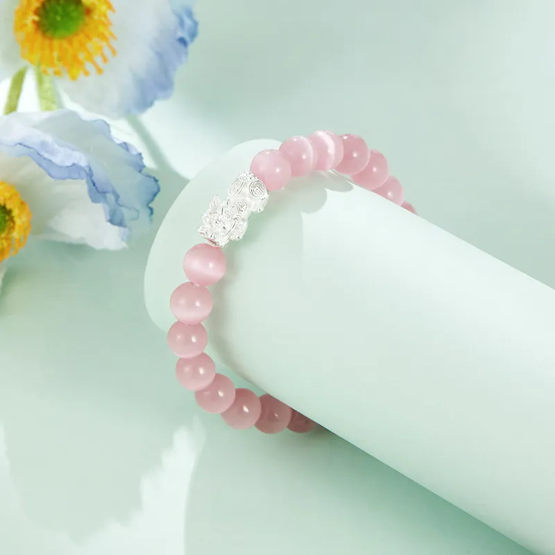 DAISY BEAUTY Glass Cat Eye Bracelets Women's-10