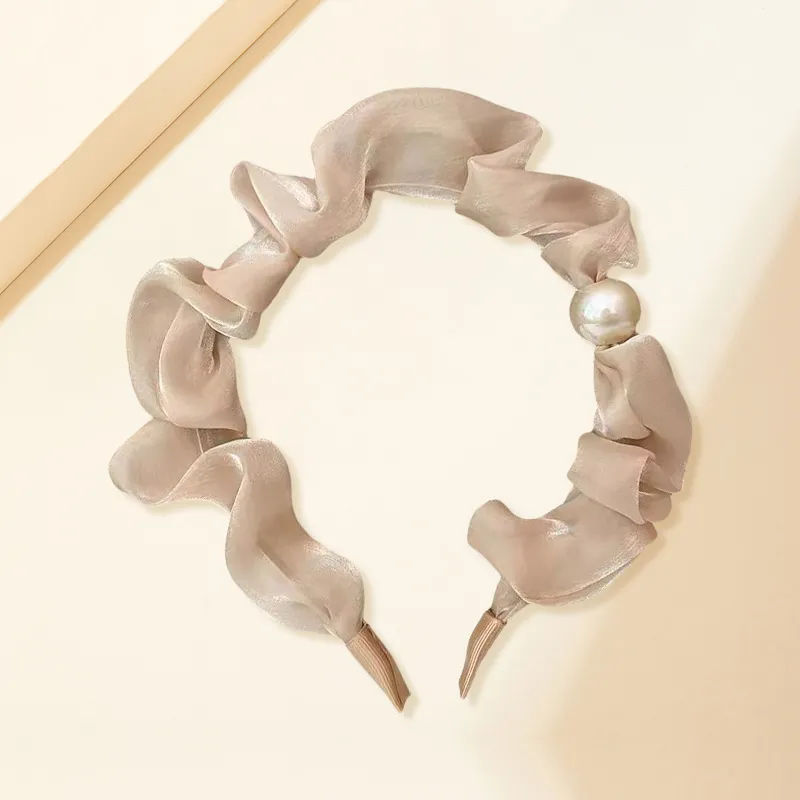 DAISY BEAUTY Silk Chiffon Headbands Women's-3