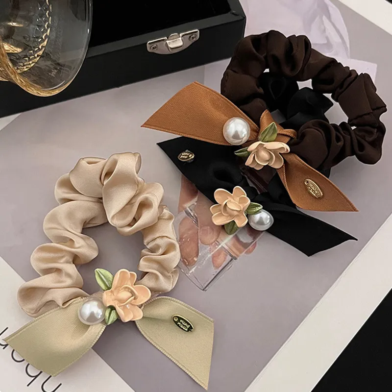 DAISY BEAUTY Silk Yarn Hair Tie Women's-13