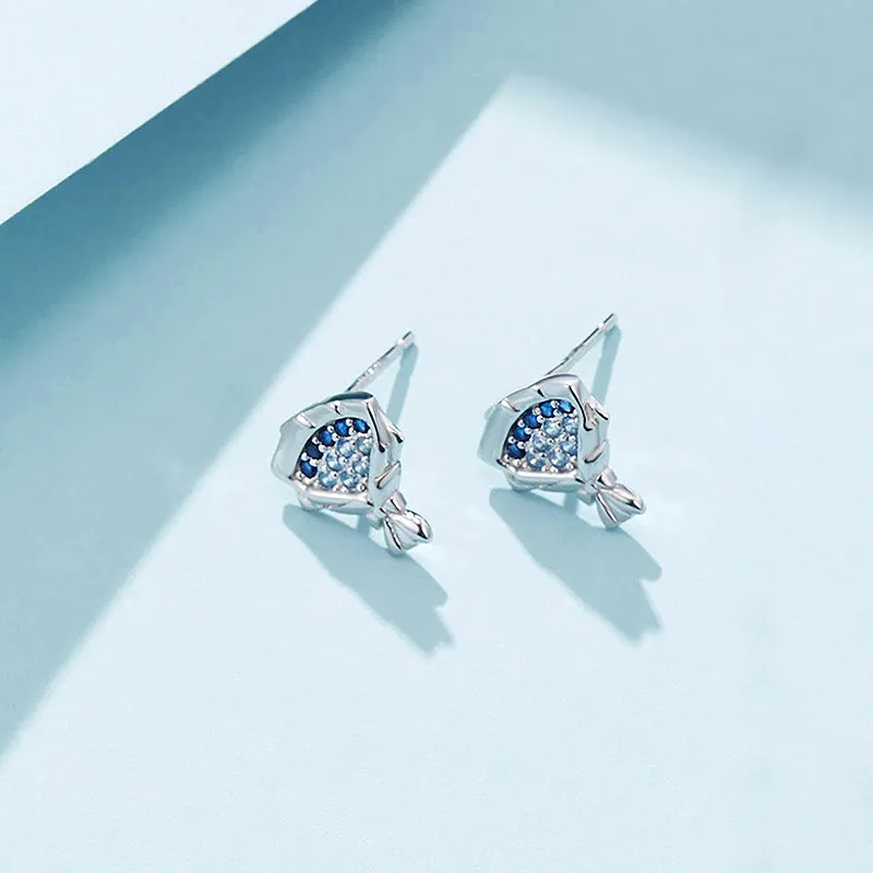 DAISY BEAUTY S925 Silver Stud Earrings Women's-2