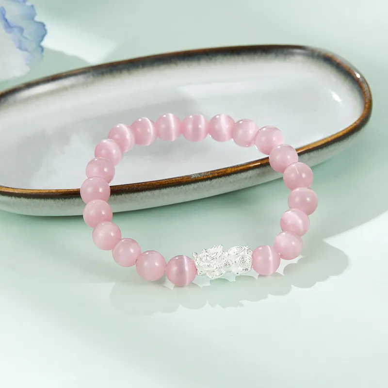 DAISY BEAUTY Glass Cat Eye Bracelets Women's-8