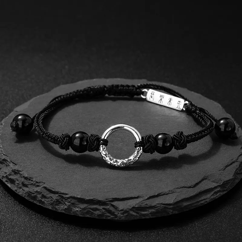 DAISY BEAUTY Natural Agate Jade Bracelets Men's-3
