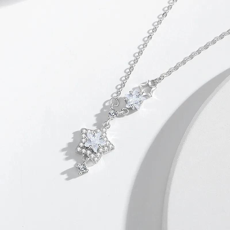 DAISY BEAUTY S925 Silver Necklaces Women's-2