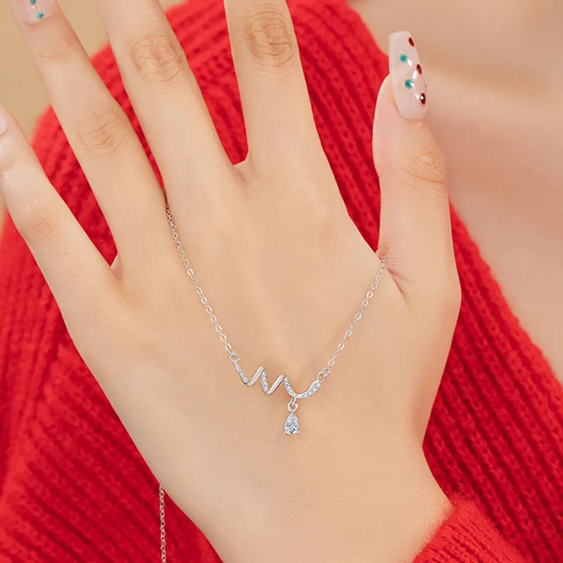 DAISY BEAUTY S925 Silver Necklaces Women's-5