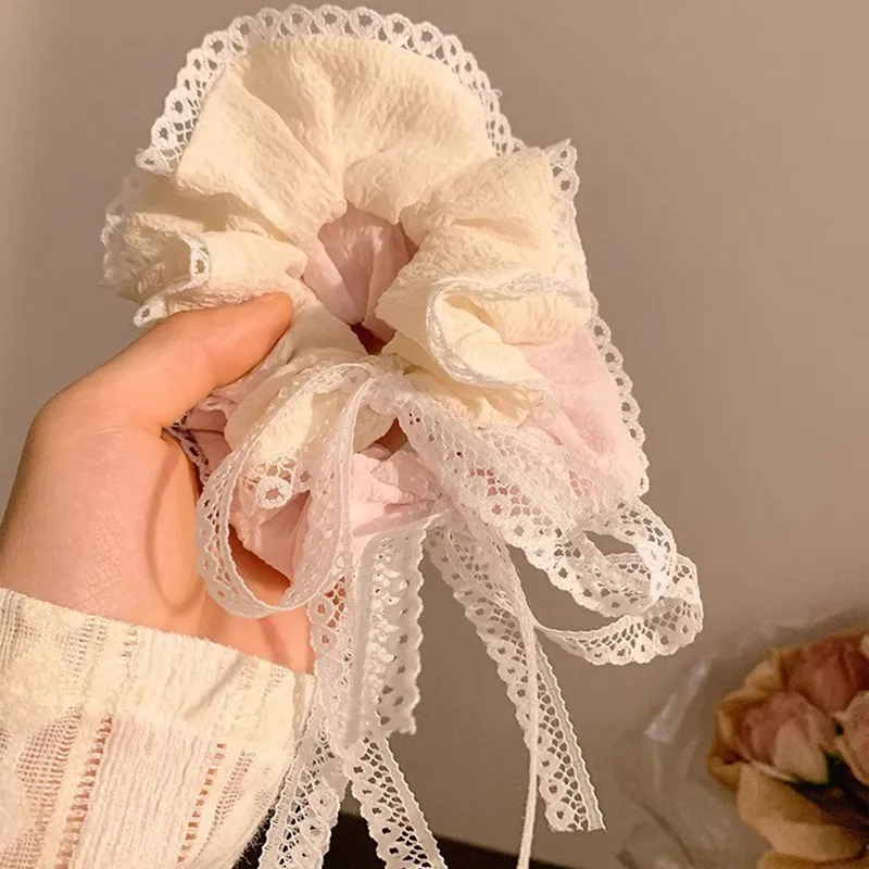 DAISY BEAUTY Silk Chiffon Hair Tie Women's-10
