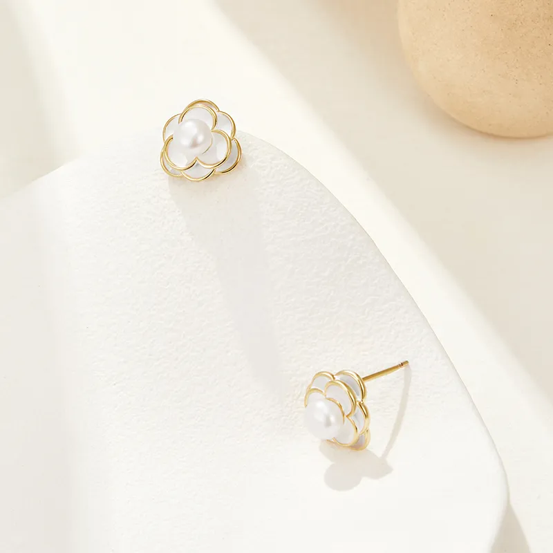 DAISY BEAUTY Copper Stud Earrings Women's-3