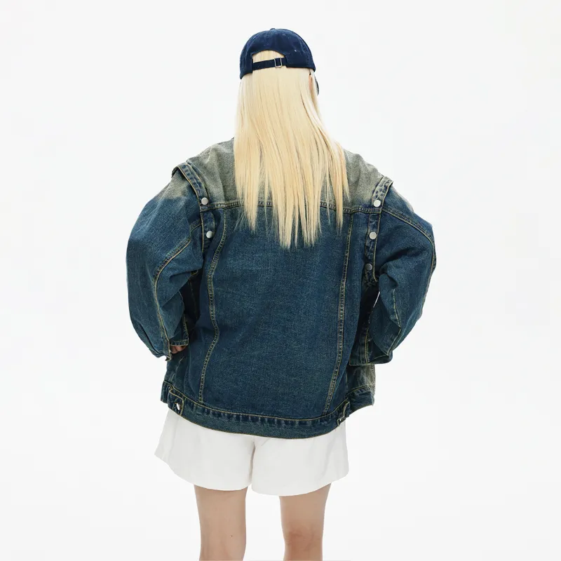 ATELIER BLEU Denim Jacket Unisex Blue-2