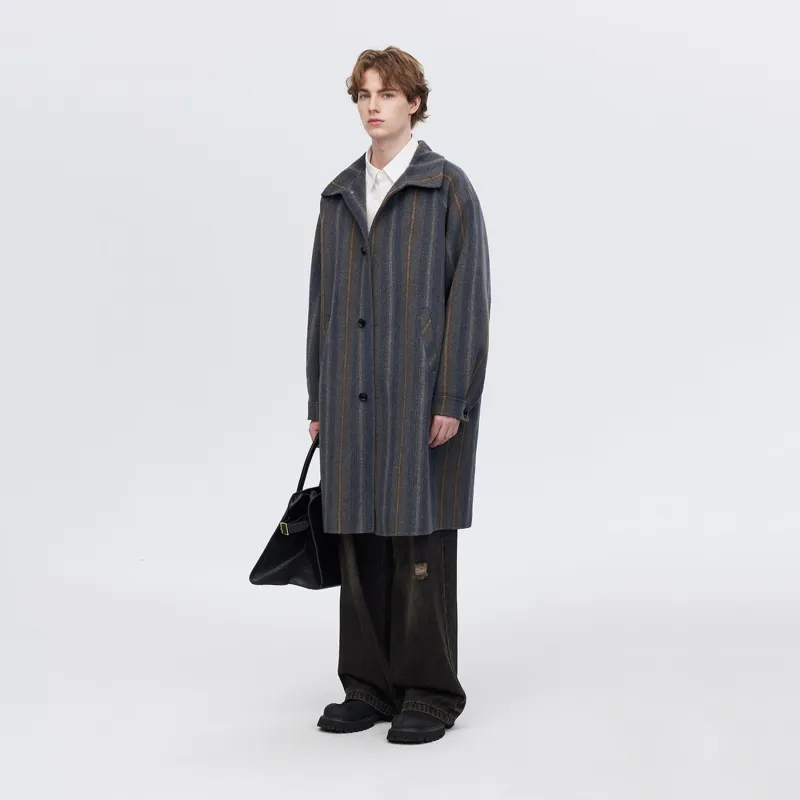 PSO Brand Coat Unisex Blue Gray-4