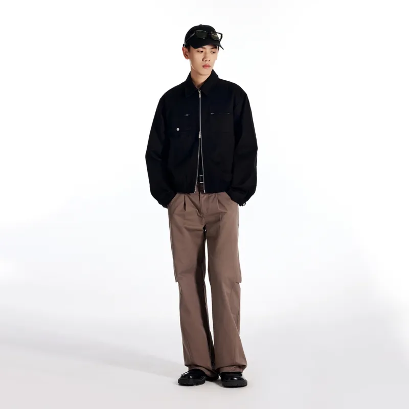 PSO Brand WHITE Series Cargo Pants Unisex Gray Rose Brown-2