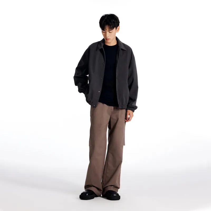 PSO Brand WHITE Series Cargo Pants Unisex Gray Rose Brown-3